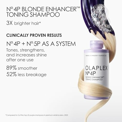 Olaplex No. 4P Blonde Enhancer Shampoo